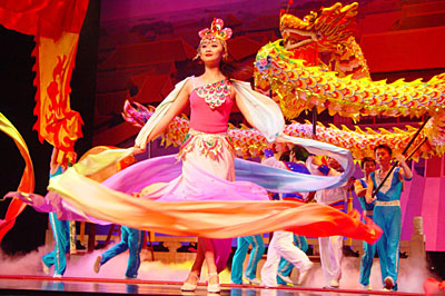 Acrobats of China New Years Eve Show