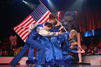 Patriotic tribute to veterans at a Branson show